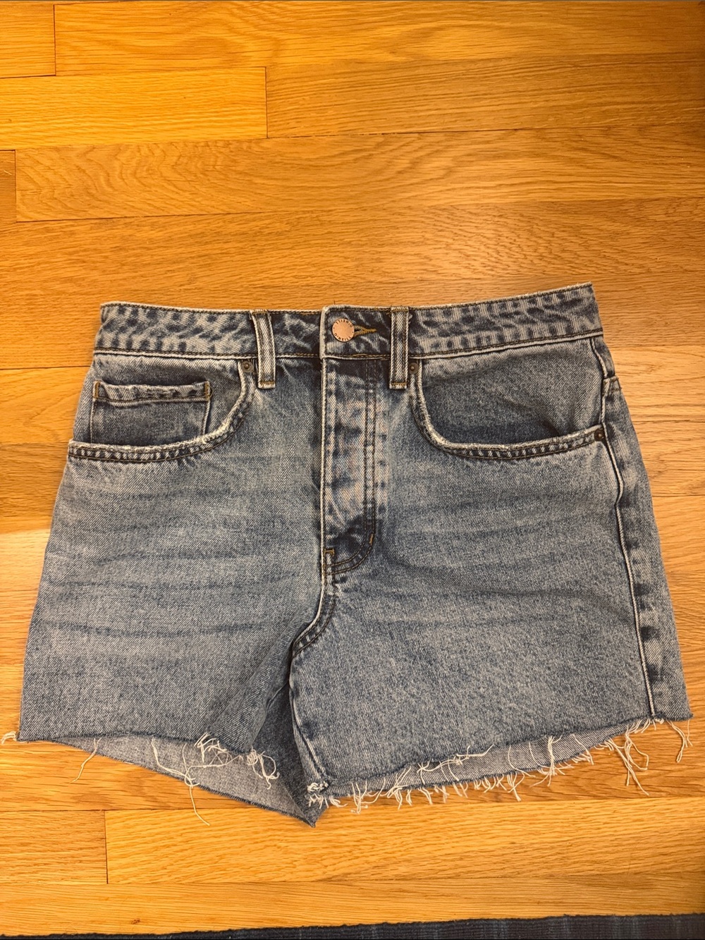 O'Neill Light Blue Washed Denim Cutoff Shorts